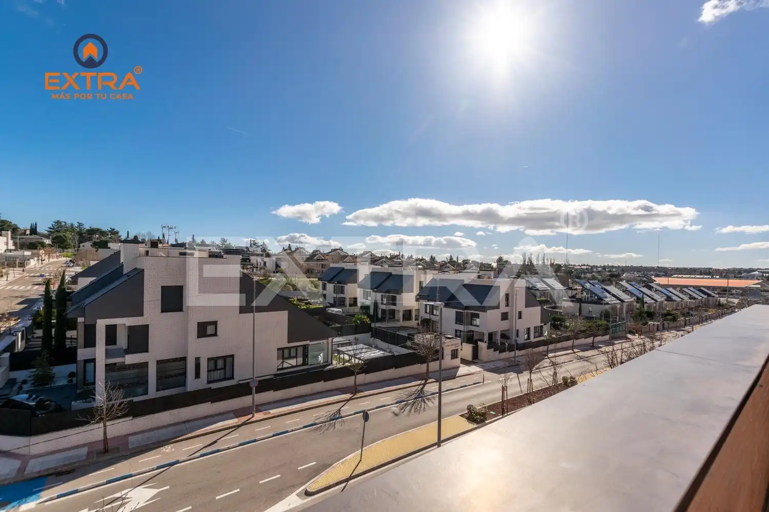 Vista exterior de Ático en venta en Las Rozas de Madrid con Calefacción, Jardín privado y Terraza