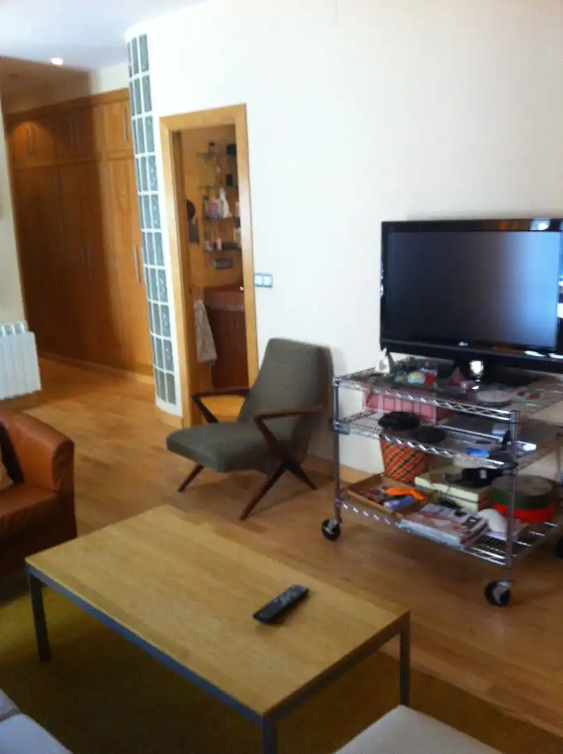 Living room of Flat for rent in Salamanca  with Heating, Parquet flooring and Furnished