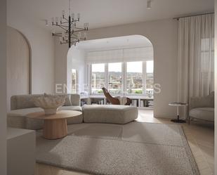 Sala d'estar de Apartament en venda en  Barcelona Capital amb Aire condicionat i Balcó