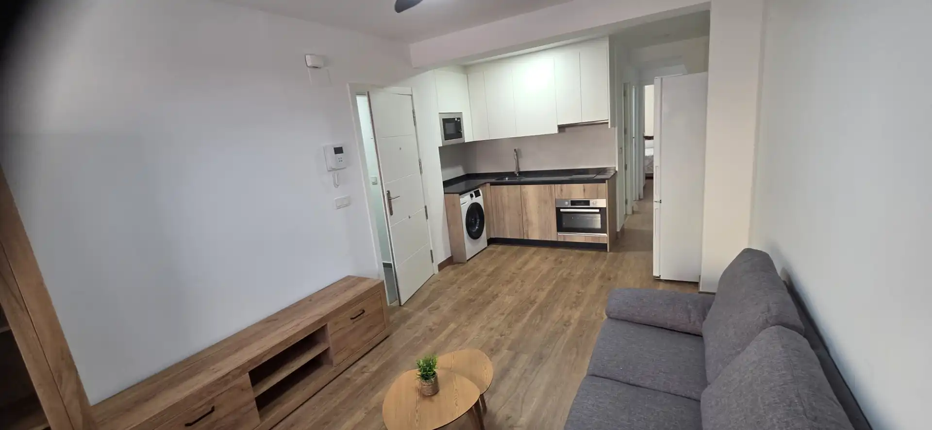 Kitchen of Flat for rent in Elda  with Furnished, Oven and Washing machine