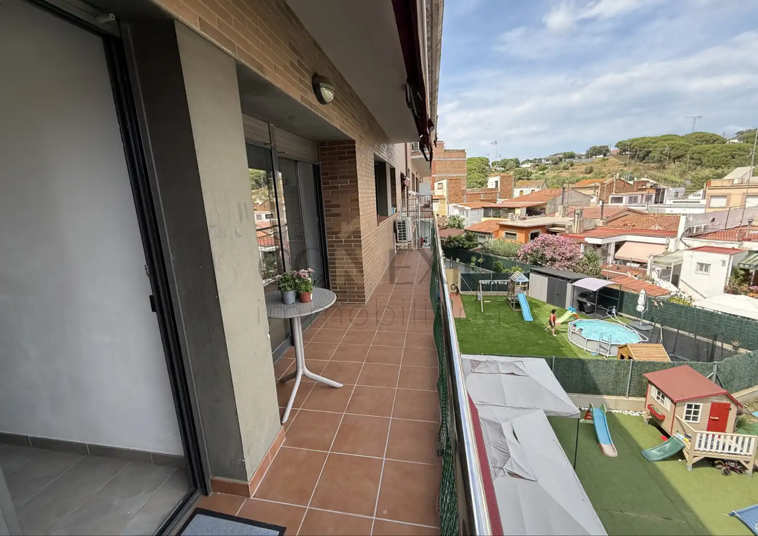 Balcony of Flat for sale in Malgrat de Mar  with Air Conditioner, Heating and Parquet flooring
