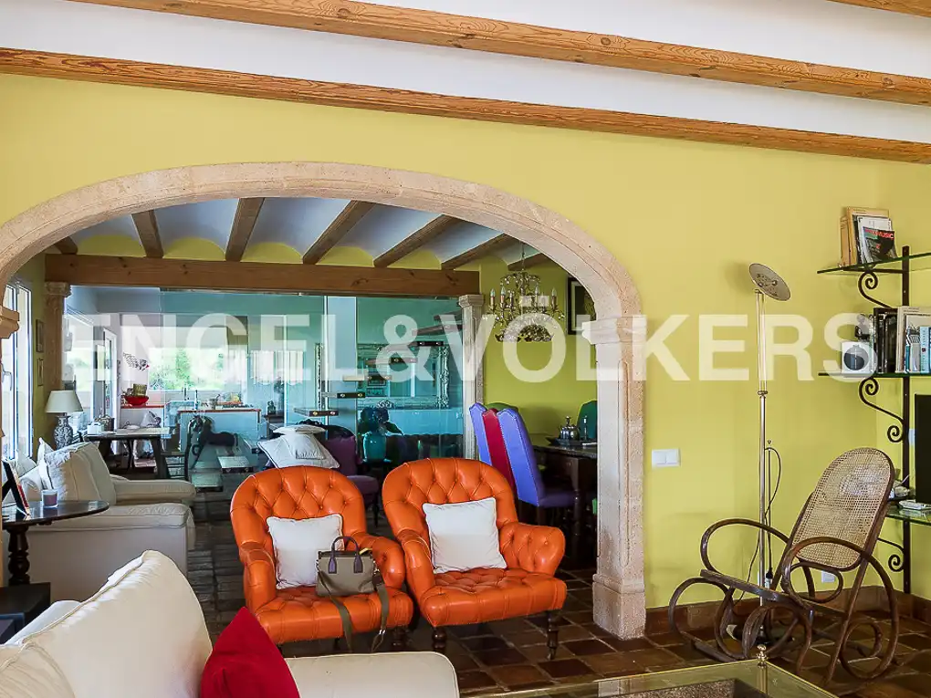 Haus oder Chalet zur Miete in Jávea / Xàbia mit Klimaanlage, Heizung und Privatgarten
