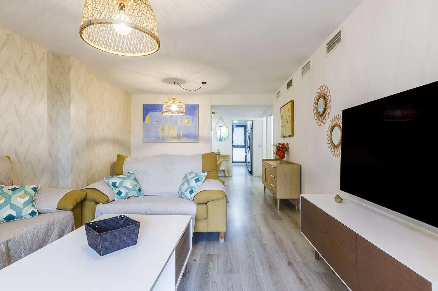 Sala de estar de Apartamento de alquiler en Vélez-Málaga con Terraza