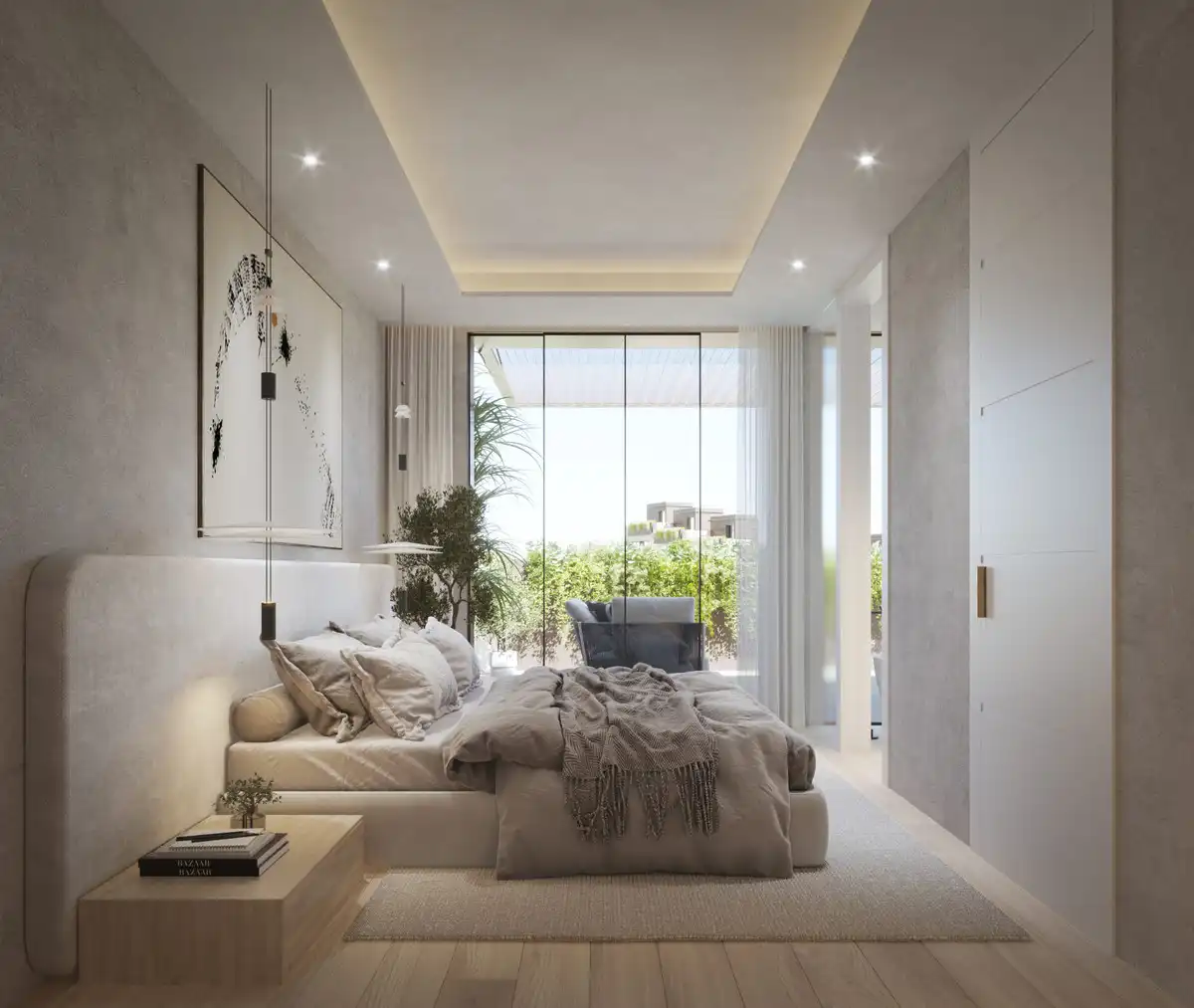 Bedroom of Detached homes for sale in Marbella  with Private garden, Terrace and Swimming Pool