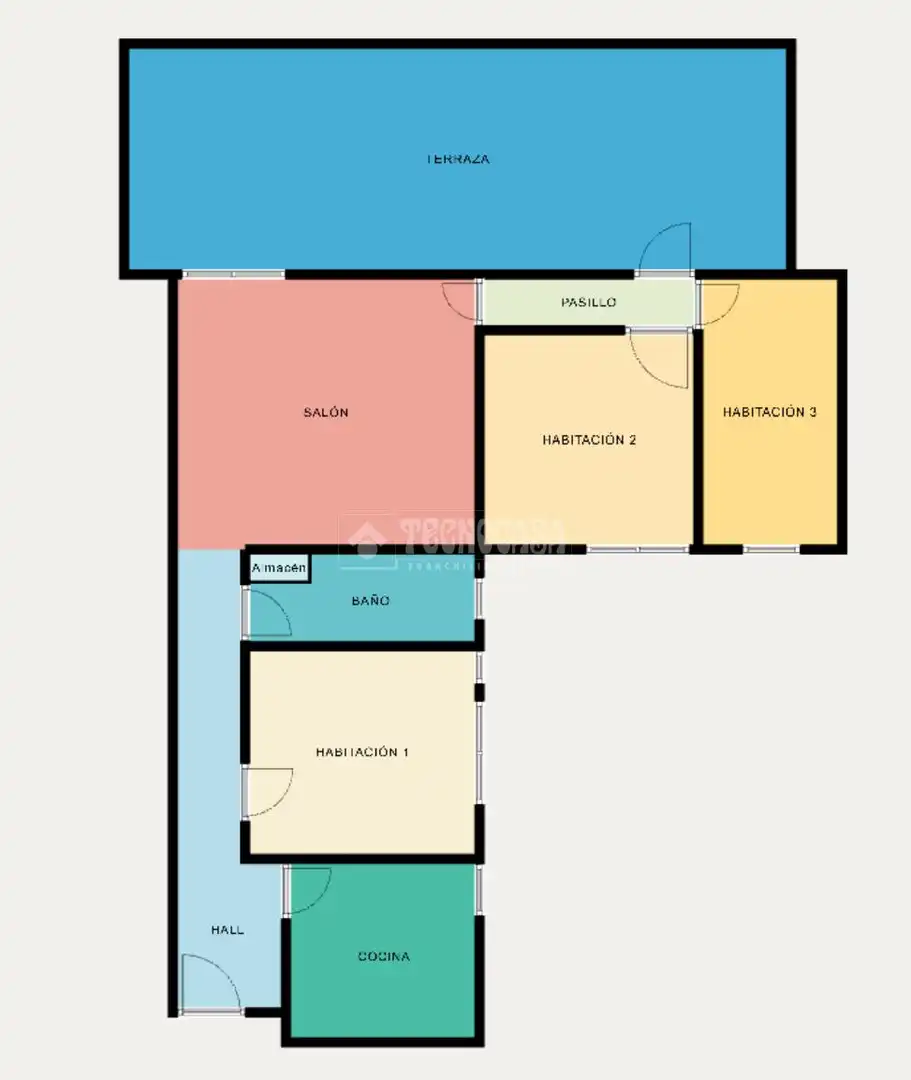 Piso en venta en Madrid con Calefacción y Terraza