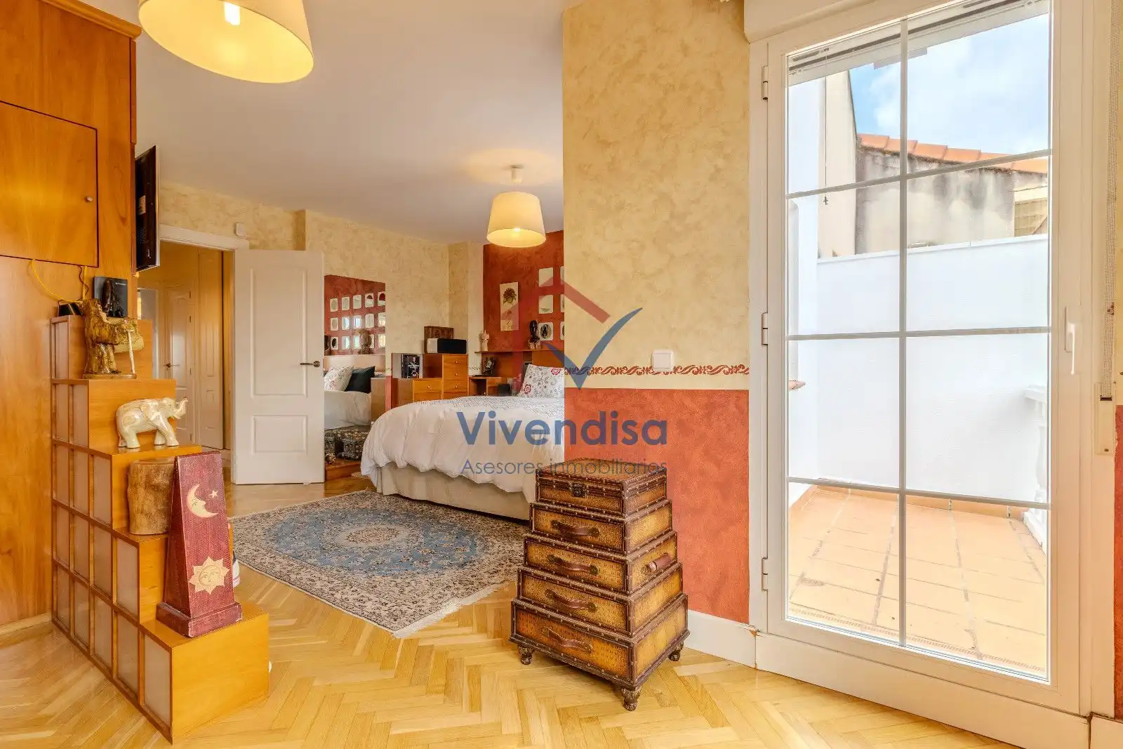Habitación de Casa adosada en venta en Cabanillas del Campo con Terraza y Piscina