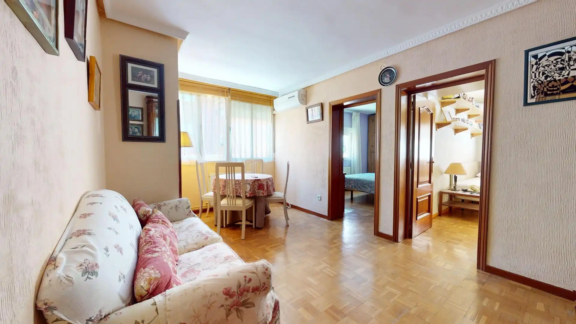 Sala de estar de Piso en venta en Madrid con Aire acondicionado, Calefacción y Parquet