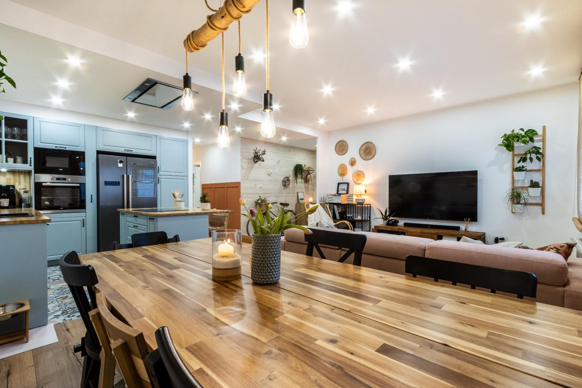 Living room of Flat for sale in Terrassa  with Air Conditioner, Parquet flooring and Terrace