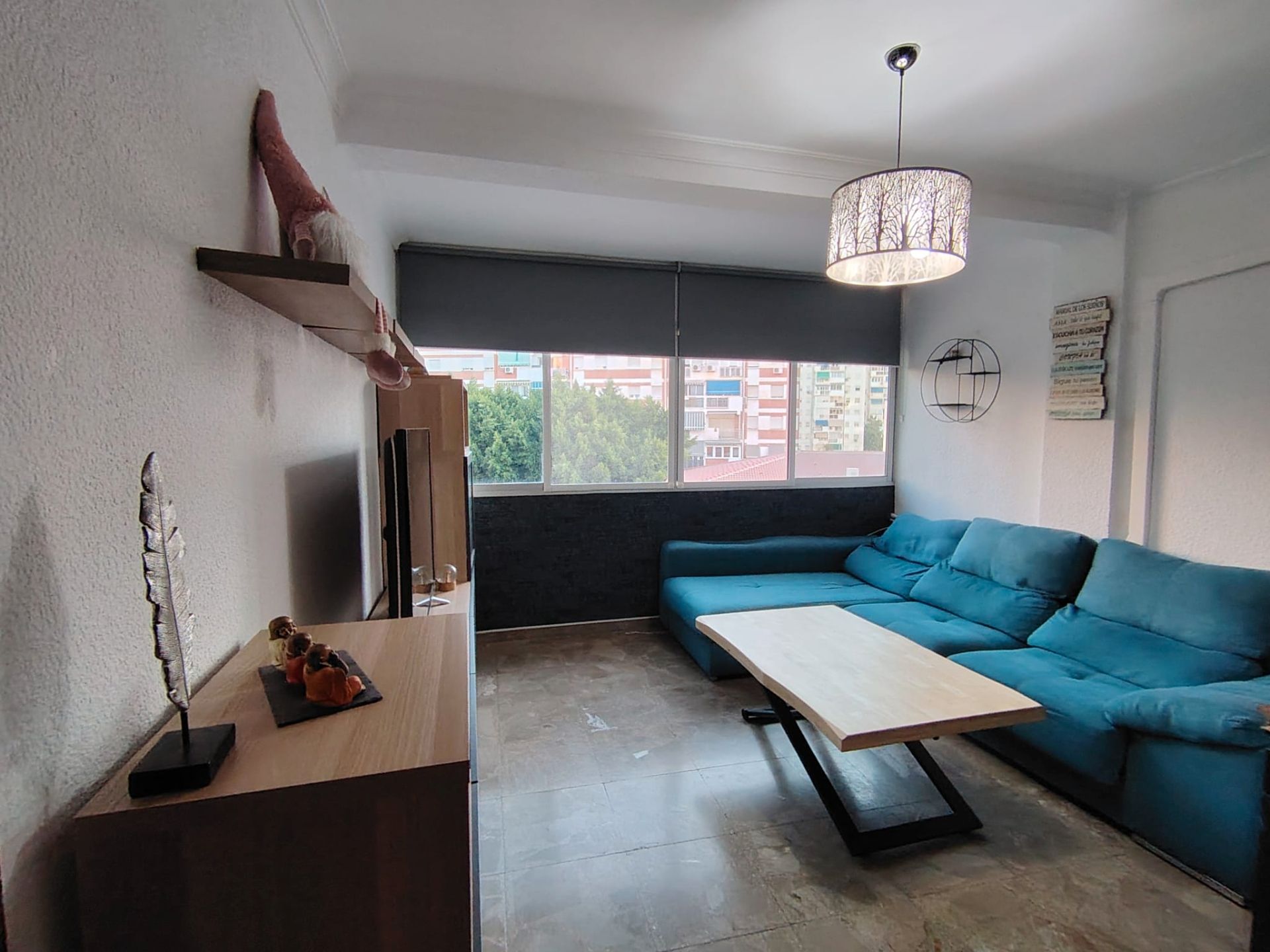 Living room of Flat to rent in Málaga Capital  with Air Conditioner, Heating and Furnished