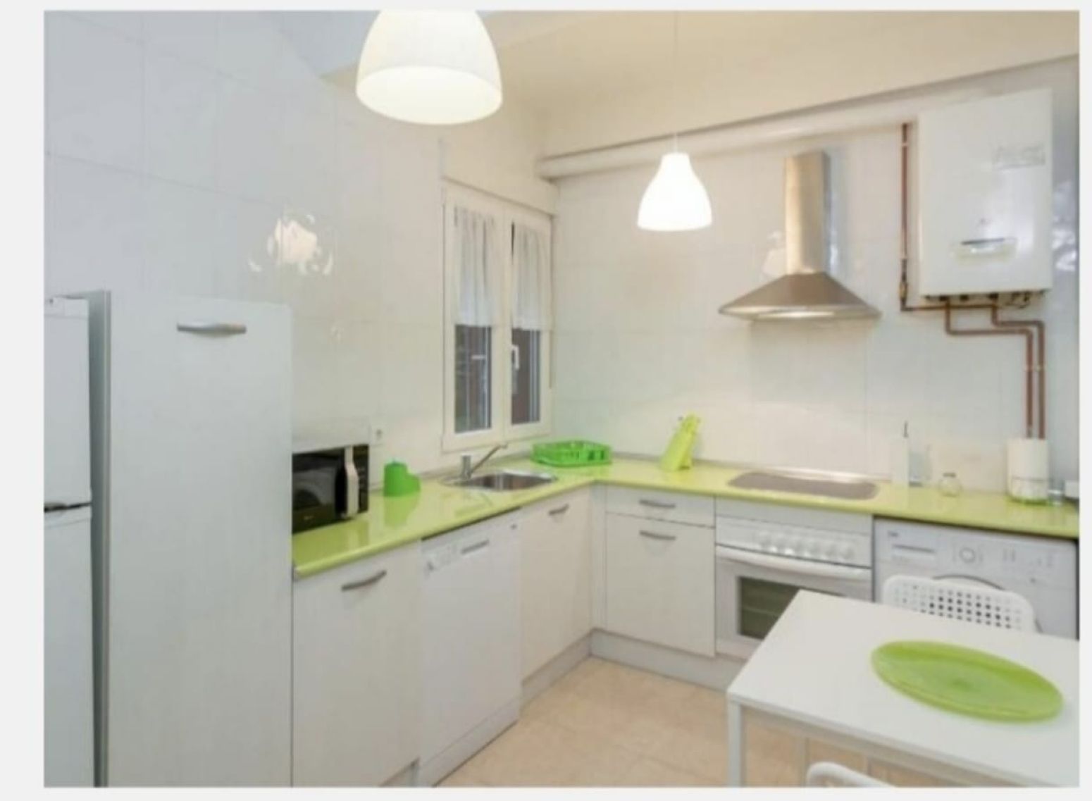 Cuina de Pis de lloguer en Santander amb Moblat