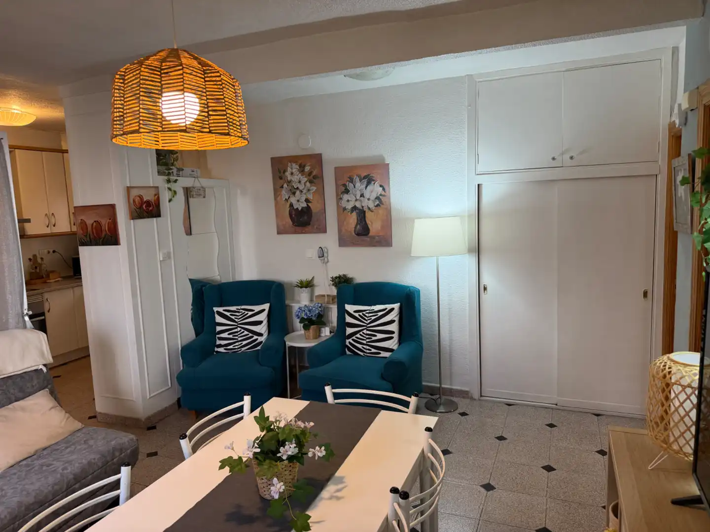 Living room of Houses for sale in Archena  with Air Conditioner, Parquet flooring and Furnished