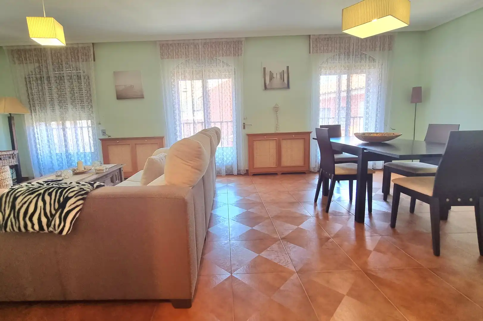 Sala de estar de Piso de alquiler en Colmenar Viejo con Amueblado