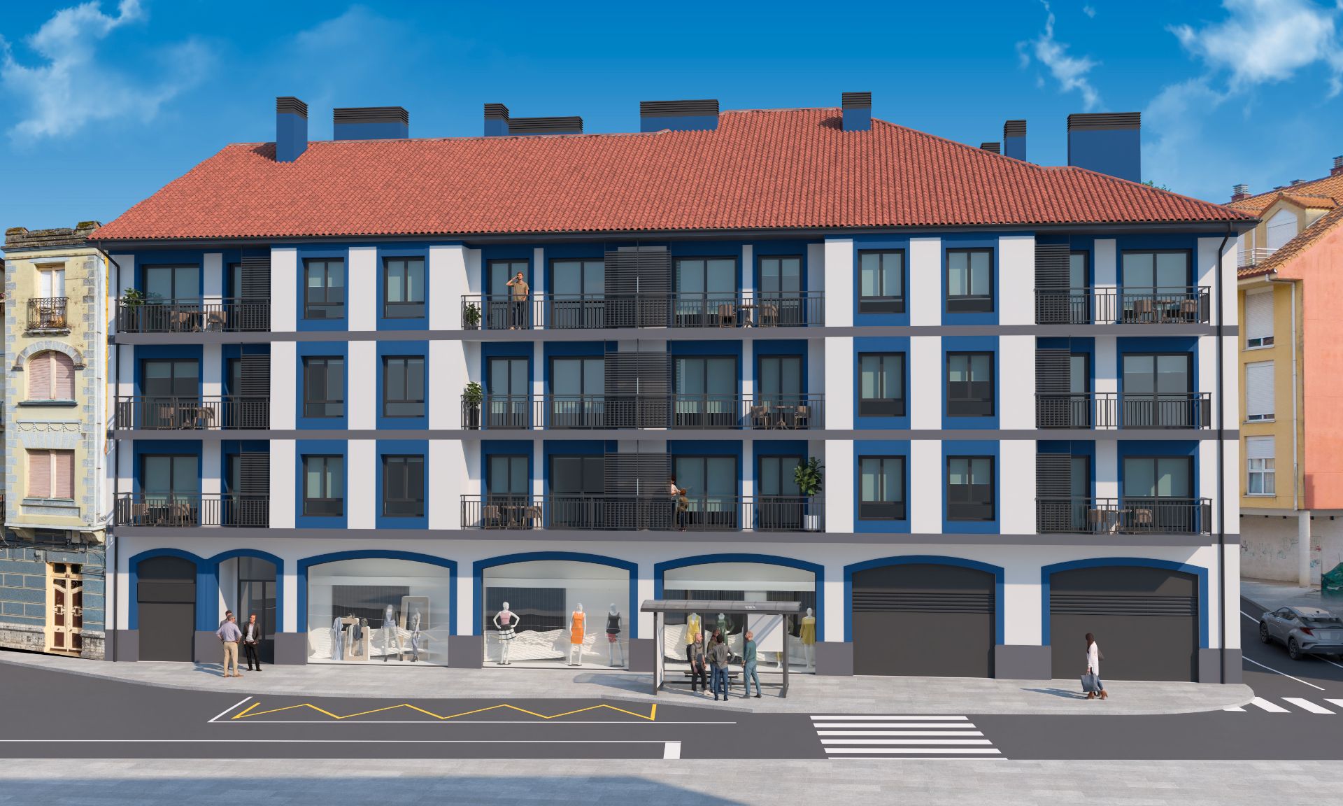 Exterior view of Flat for sale in Ampuero  with Heating, Storage room and Balcony