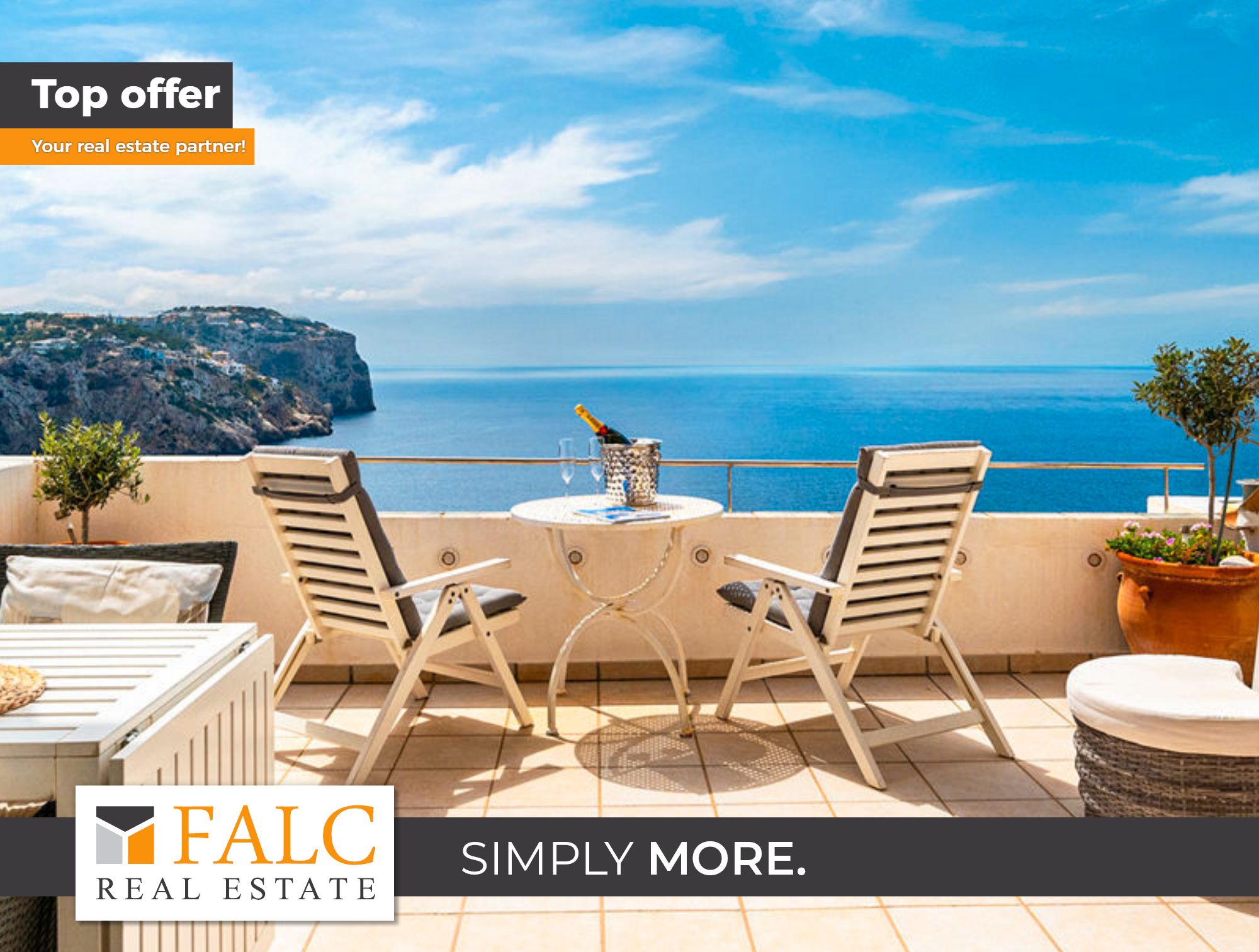 Balcony of Attic for sale in Andratx  with Community pool