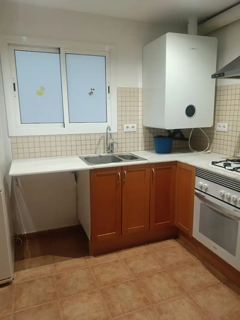 Kitchen of Flat for rent in Barcelona  with Heating, Parquet flooring and Oven
