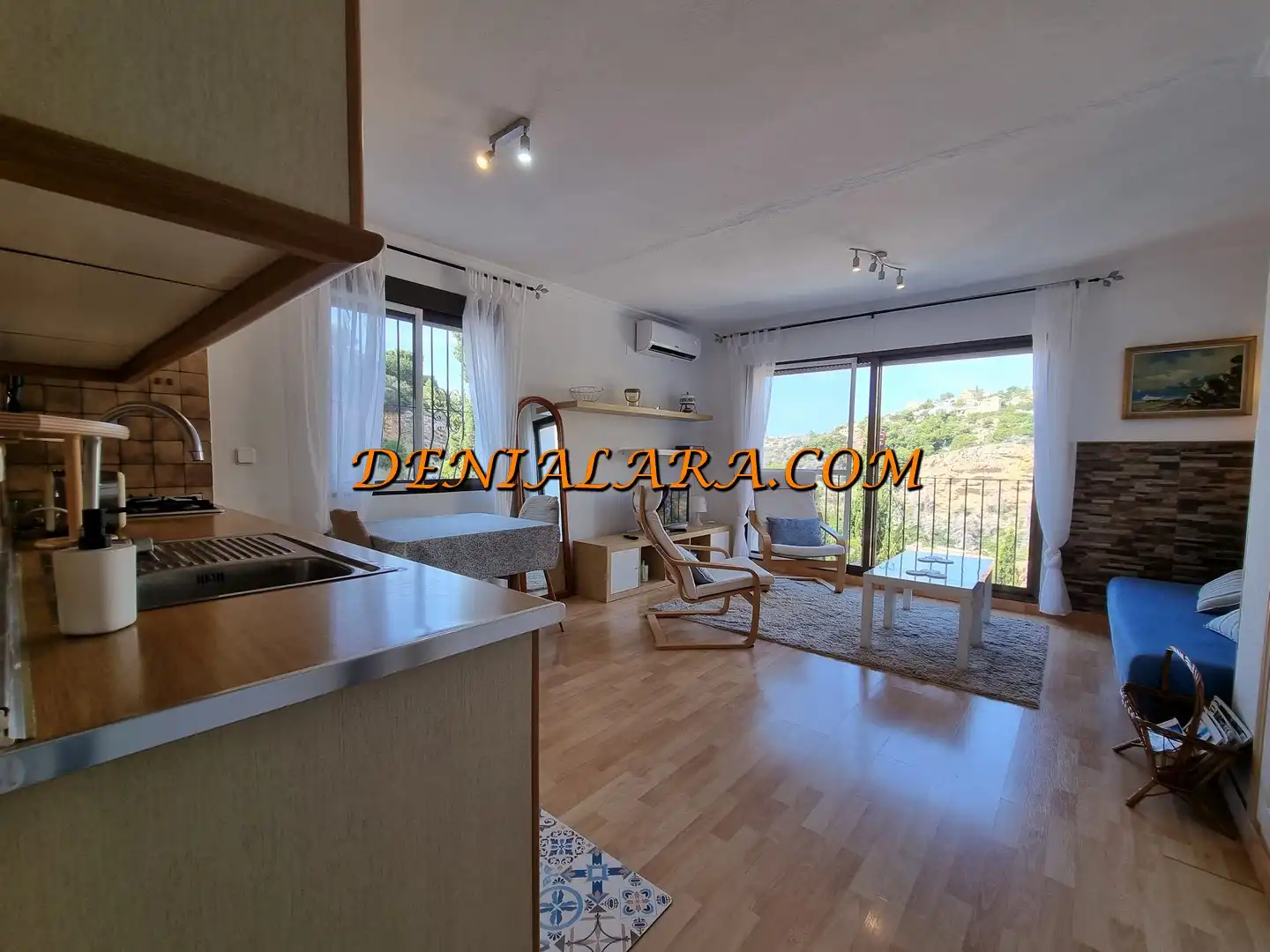 Dormitori de Apartament en venda en Benitachell / El Poble Nou de Benitatxell amb Aire condicionat, Balcó i Internet