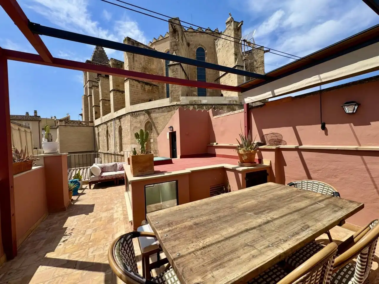 Terraza de Ático de alquiler en  Palma de Mallorca con Aire acondicionado, Calefacción y Parquet