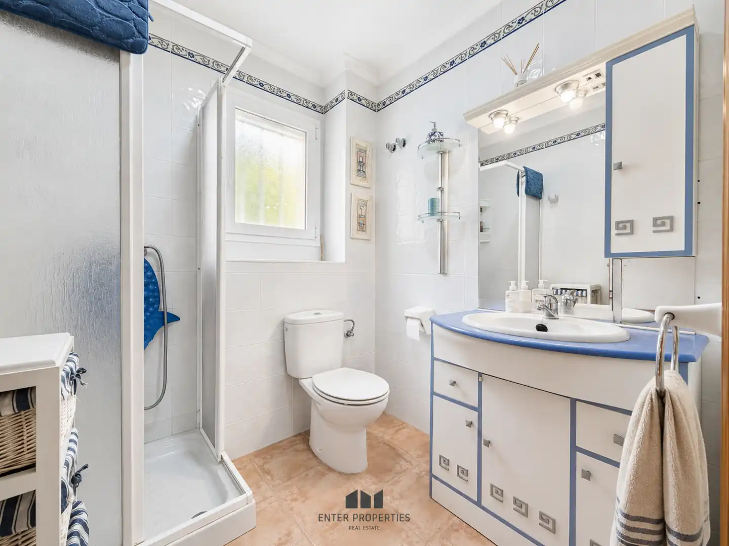 Badezimmer von Wohnung zum Verkauf in Benitachell / El Poble Nou de Benitatxell mit Klimaanlage, Heizung und Terrasse