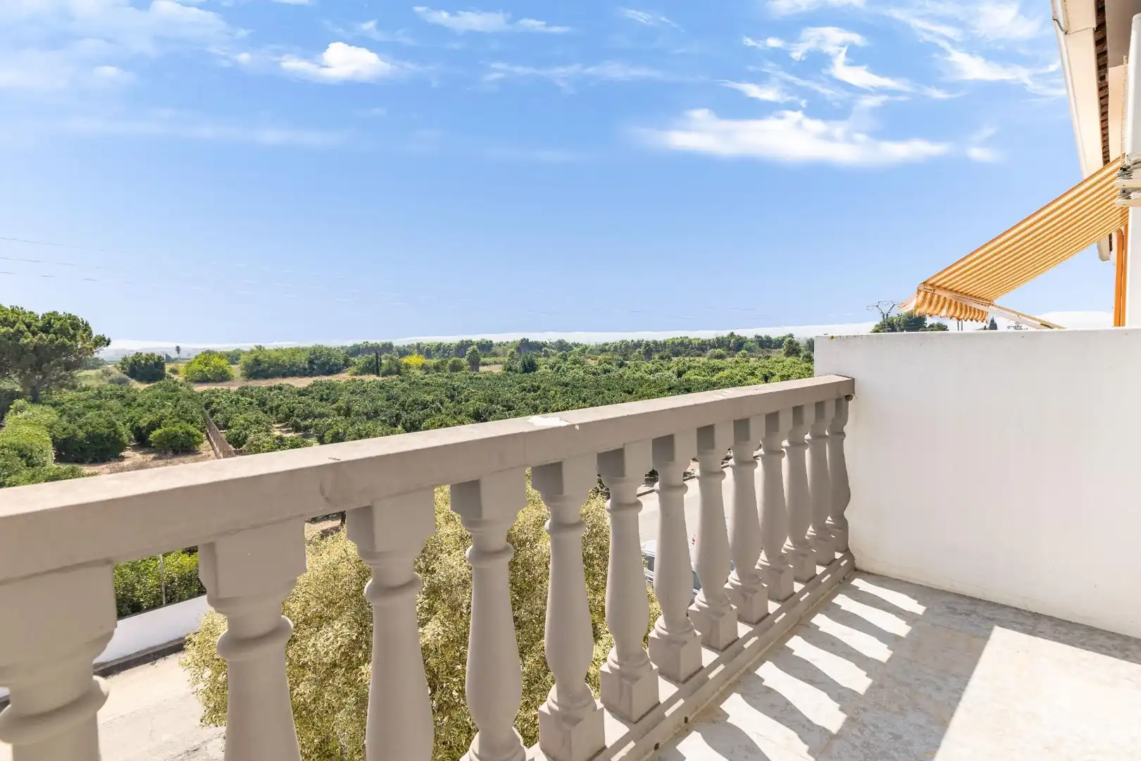 Terraza de Casa adosada en venta en Benimuslem con Aire acondicionado, Calefacción y Parquet