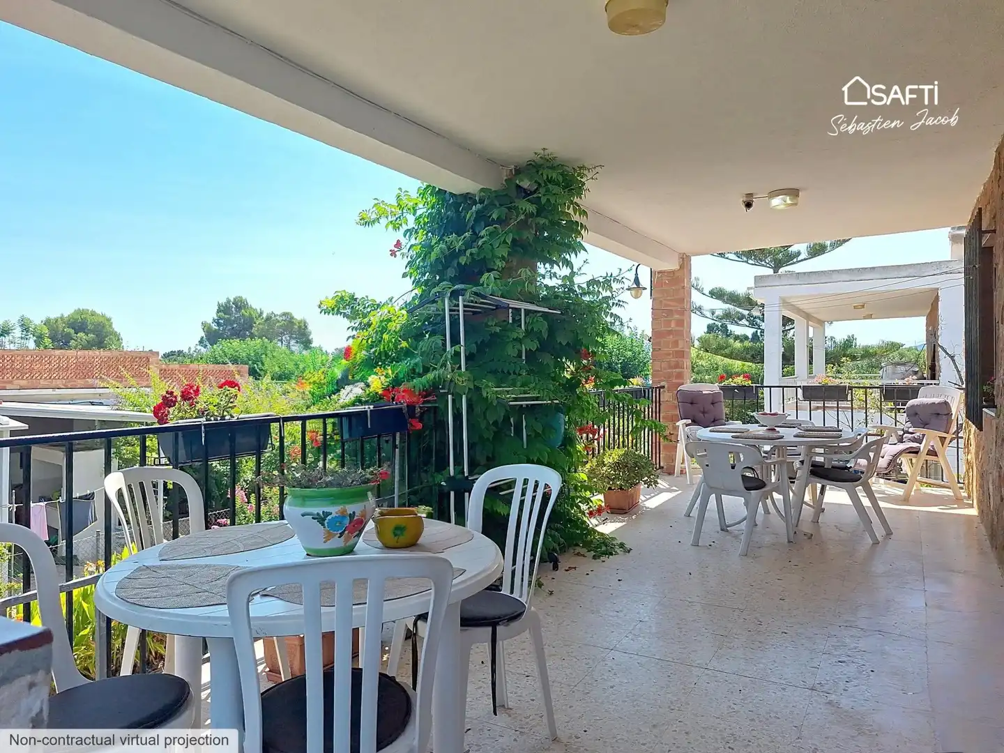 Terraza de Finca rústica en venta en Oliva con Calefacción, Terraza y Piscina