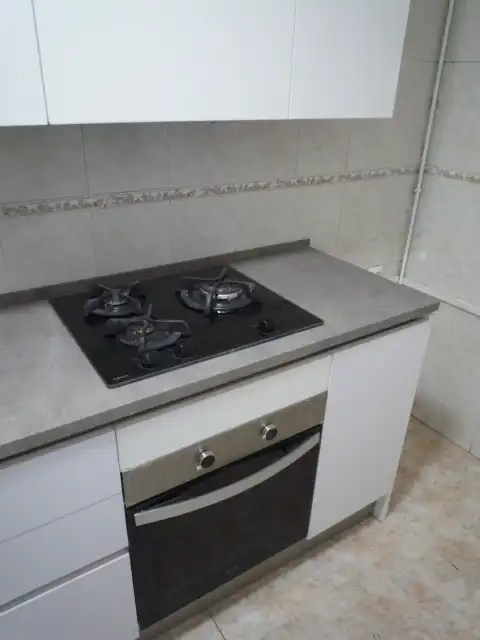 Cocina de Piso de alquiler en Barcelona con Horno