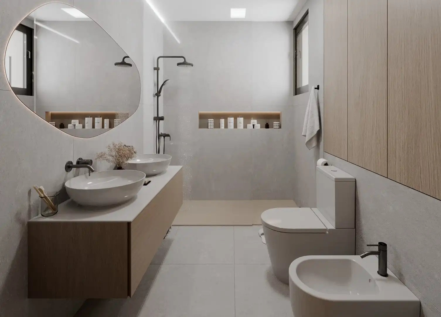 Baño de Ático en venta en Cieza con Calefacción, Terraza y Piscina