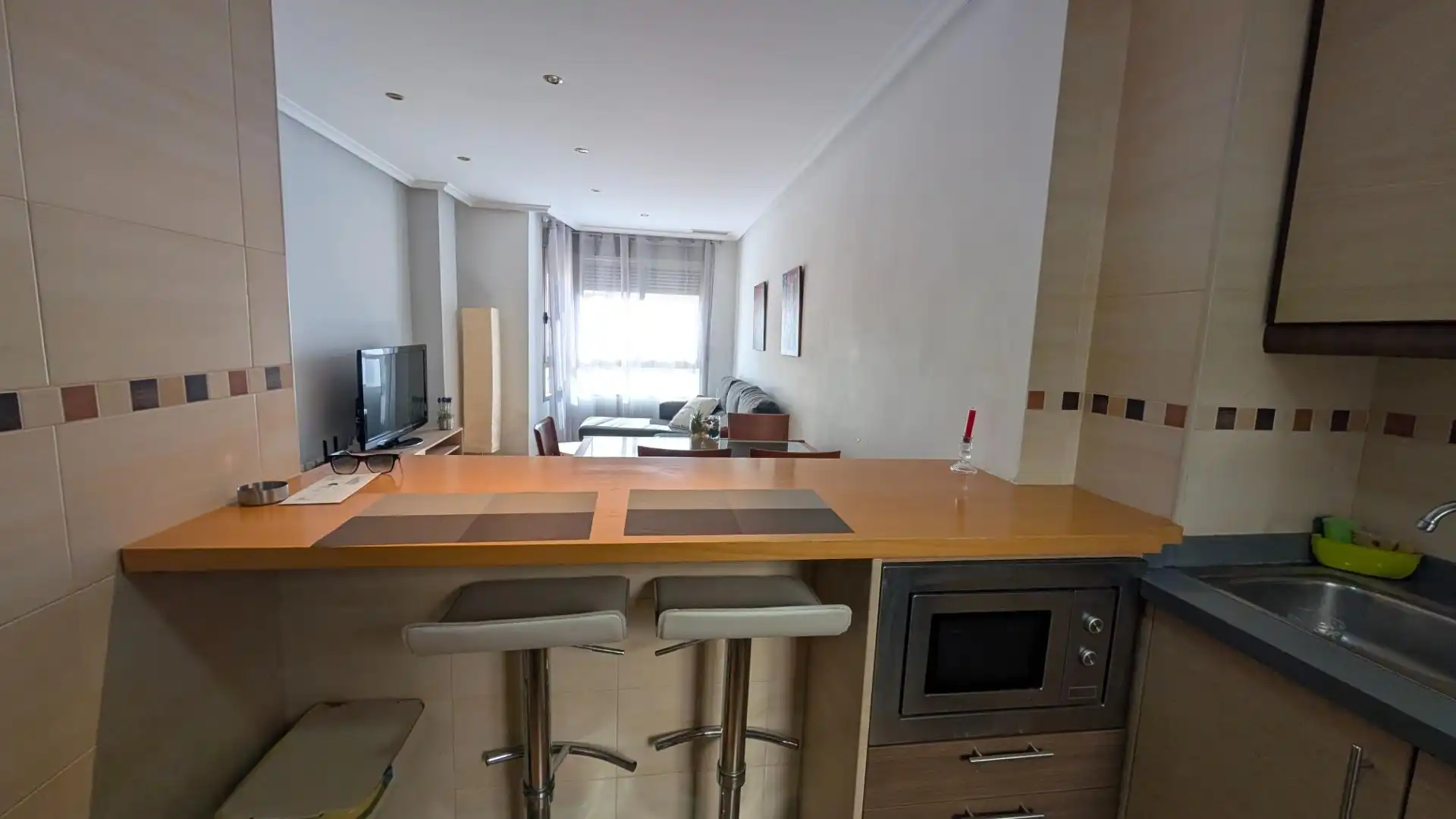 Kitchen of Flat for rent in Elche / Elx  with Air Conditioner, Terrace and Furnished