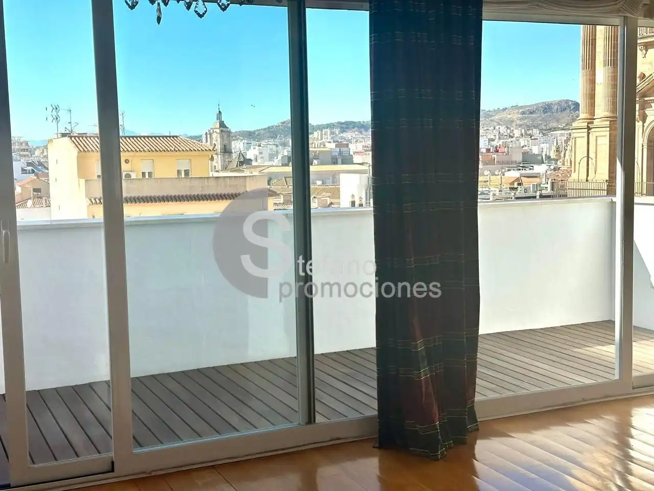 Terraza de Ático de alquiler en Málaga con Aire acondicionado, Calefacción y Parquet