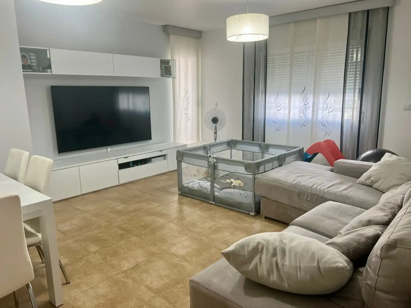 Sala de estar de Piso en venta en Murcia con Aire acondicionado, Calefacción y Trastero