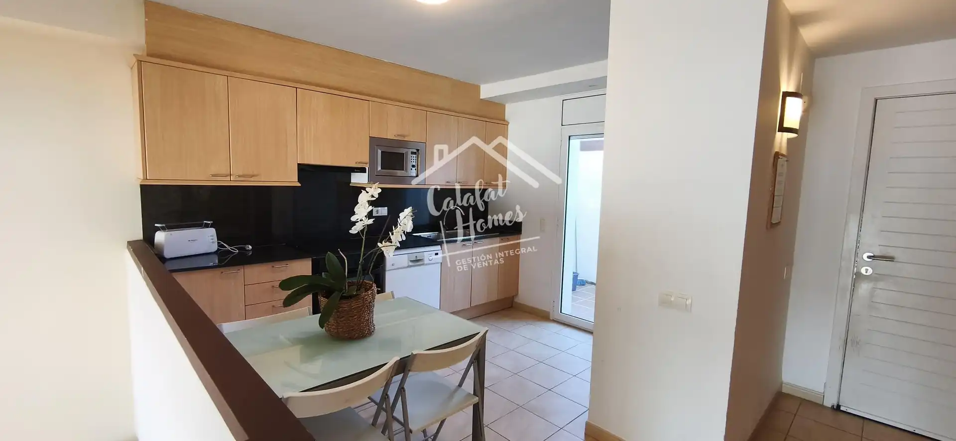 Küche von Wohnung zum Verkauf in L'Ametlla de Mar  mit Klimaanlage, Terrasse und Waschmaschine