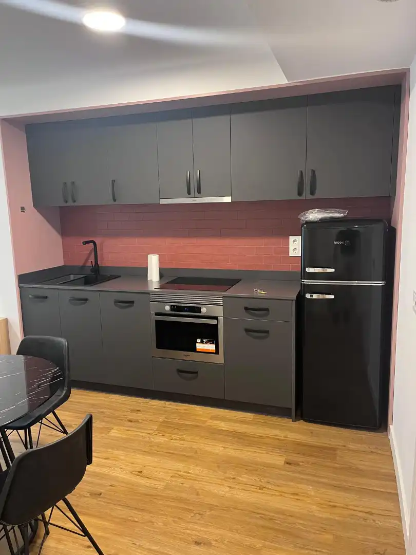 Küche von Wohnung zur Miete in Vigo  mit Heizung, Parkett und Terrasse