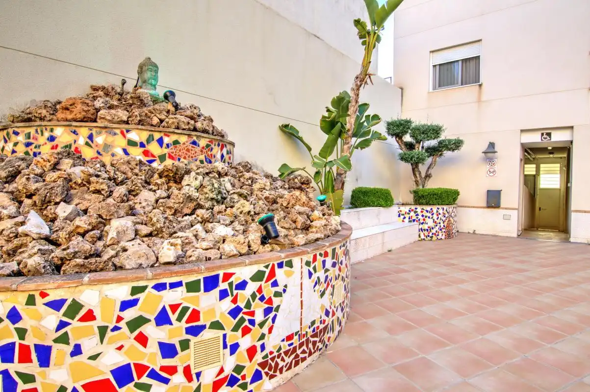Terrasse von Wohnung zum Verkauf in San Pedro del Pinatar mit Klimaanlage, Heizung und Privatgarten