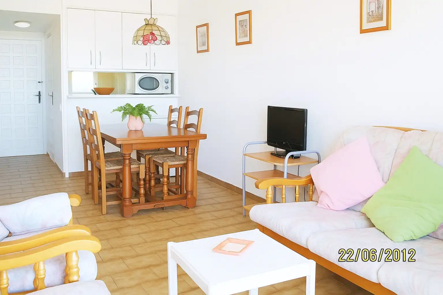Wohnzimmer von Wohnungen zur Miete in Peñíscola / Peníscola mit Terrasse, Möbliert und Ofen