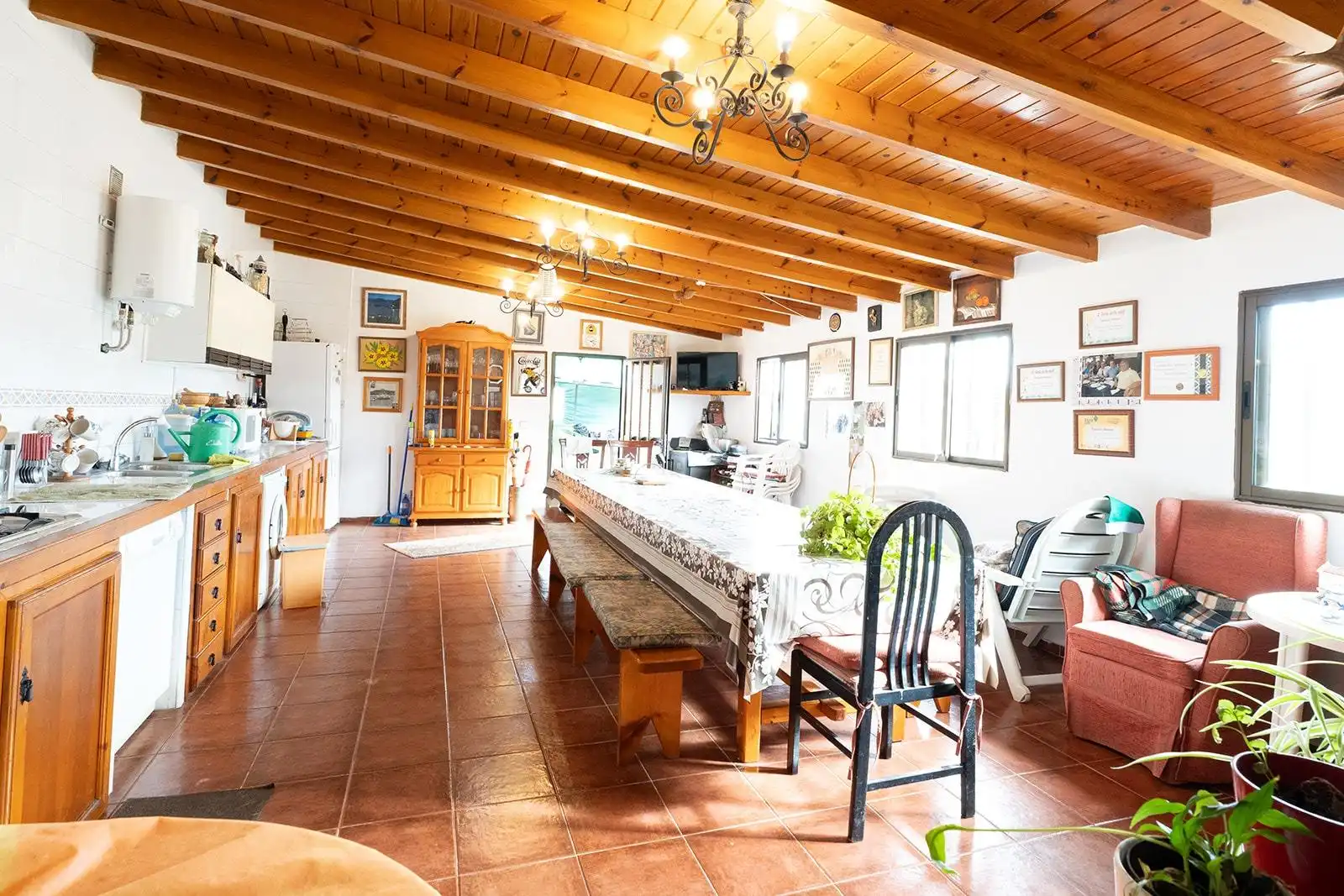 Cuina de Casa o xalet en venda en Santander amb Calefacció, Jardí privat i Terrassa