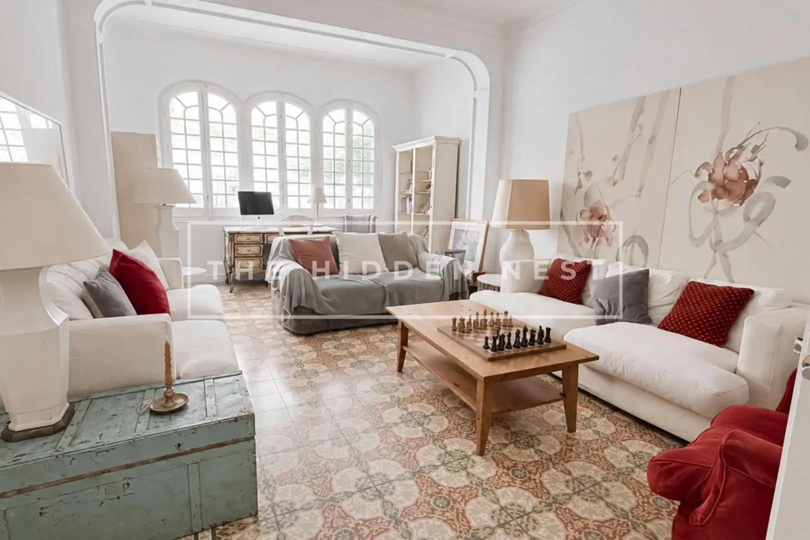 Sala d'estar de Dúplex en venda en Barcelona