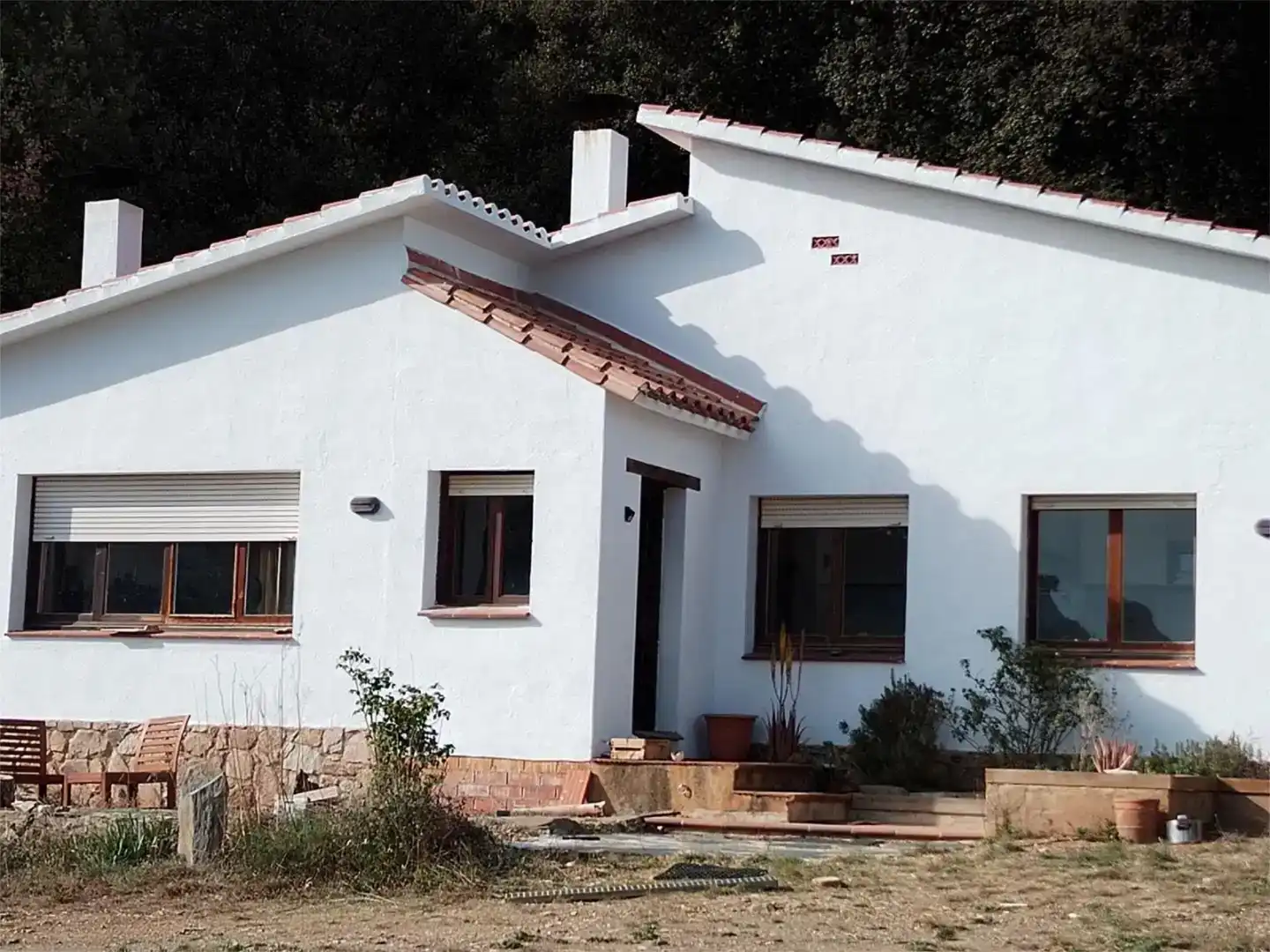 Vista exterior de Casa o chalet en venta en Fogars de Montclús con Amueblado