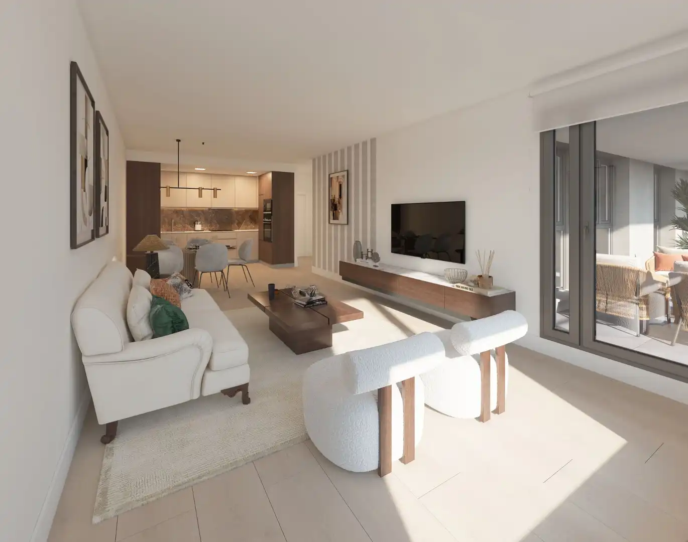 Living room of Duplexes for sale in Zaragoza  with Private garden, Storage room and Community pool