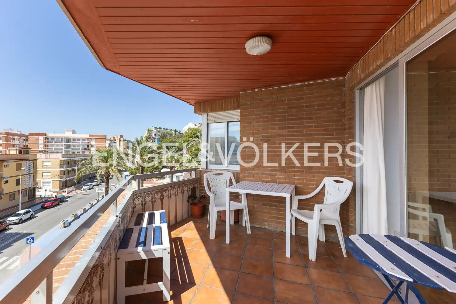 Terraza de Piso de alquiler en Cullera con Aire acondicionado, Calefacción y Terraza