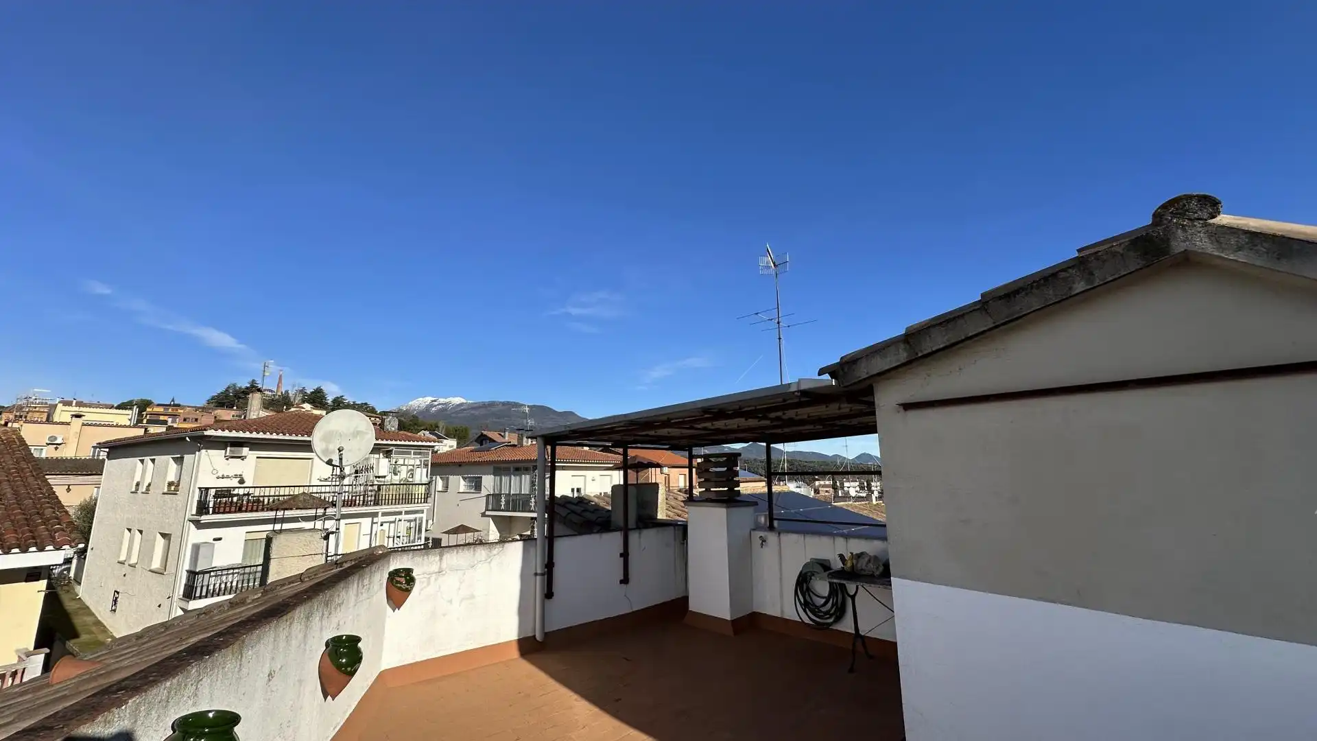 Terraza de Casa adosada en venta en Sant Celoni con Calefacción, Jardín privado y Terraza