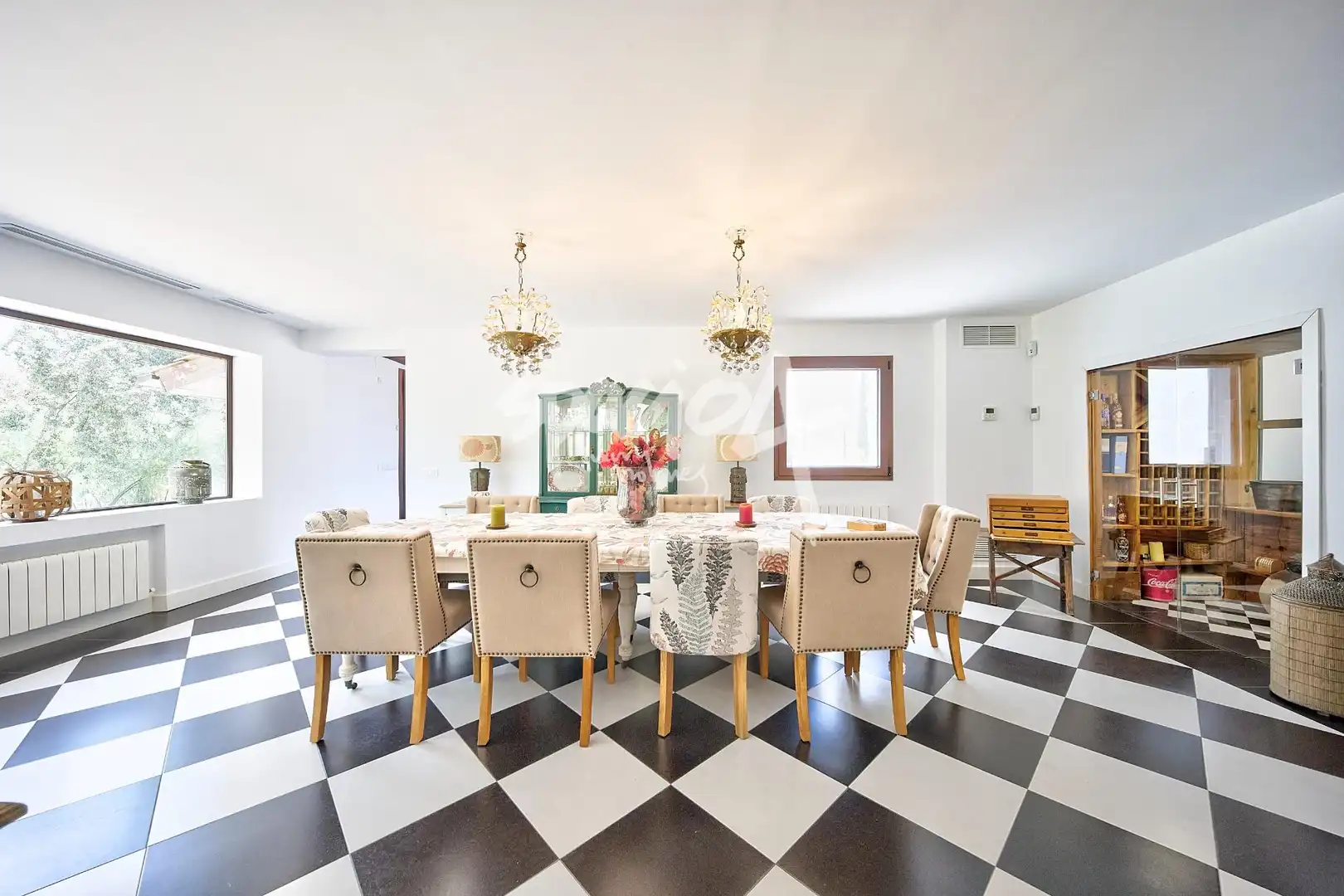 Dining room of Houses for rent in Villanueva de la Cañada  with Air Conditioner, Heating and Private garden