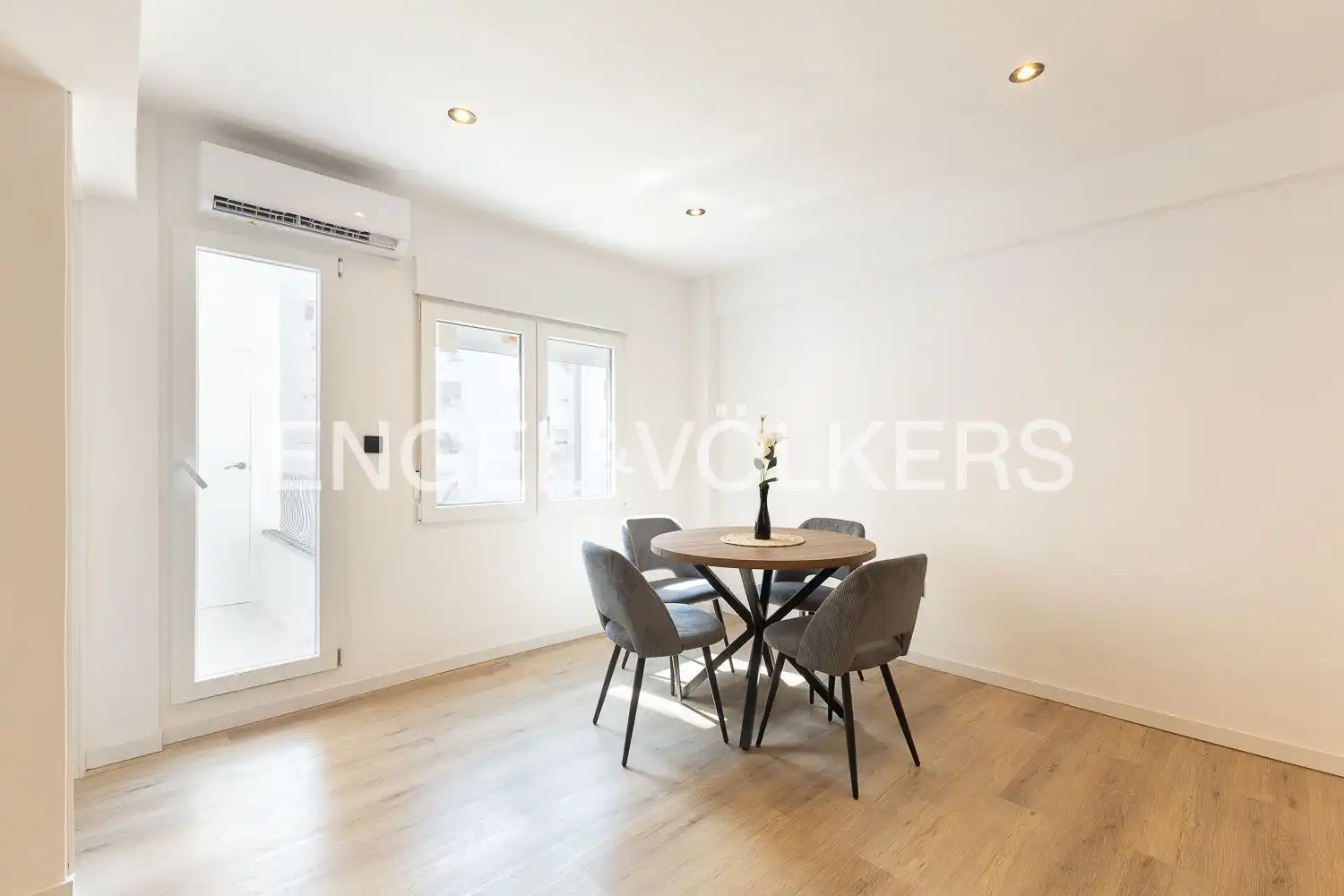 Esszimmer von Wohnung zur Miete in Valencia mit Klimaanlage, Heizung und Möbliert