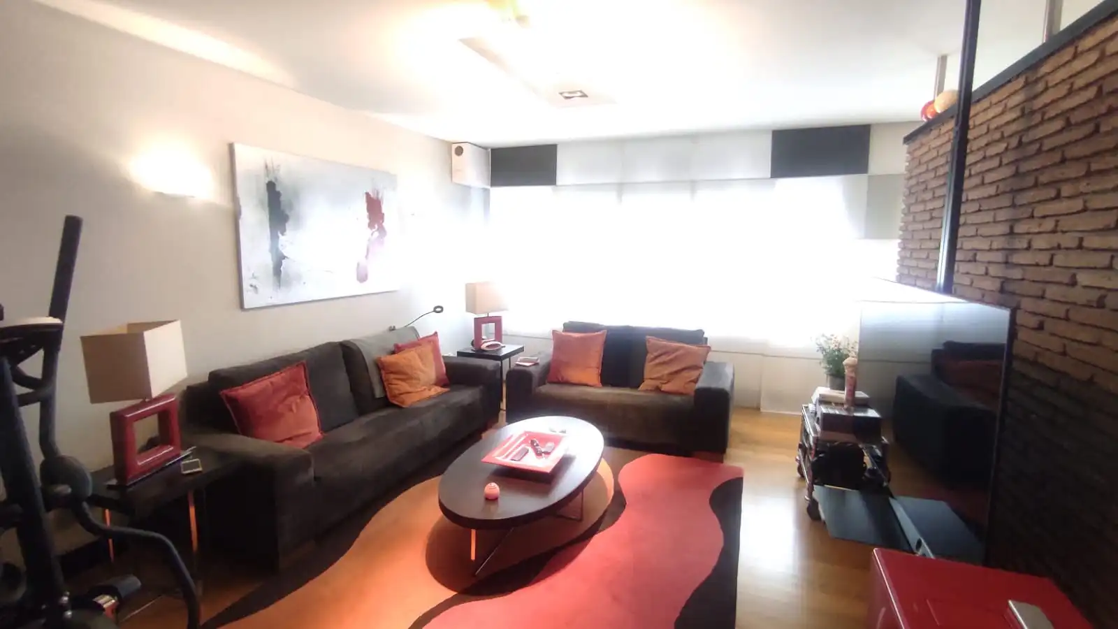 Sala de estar de Piso en venta en Eibar con Calefacción, Parquet y Amueblado