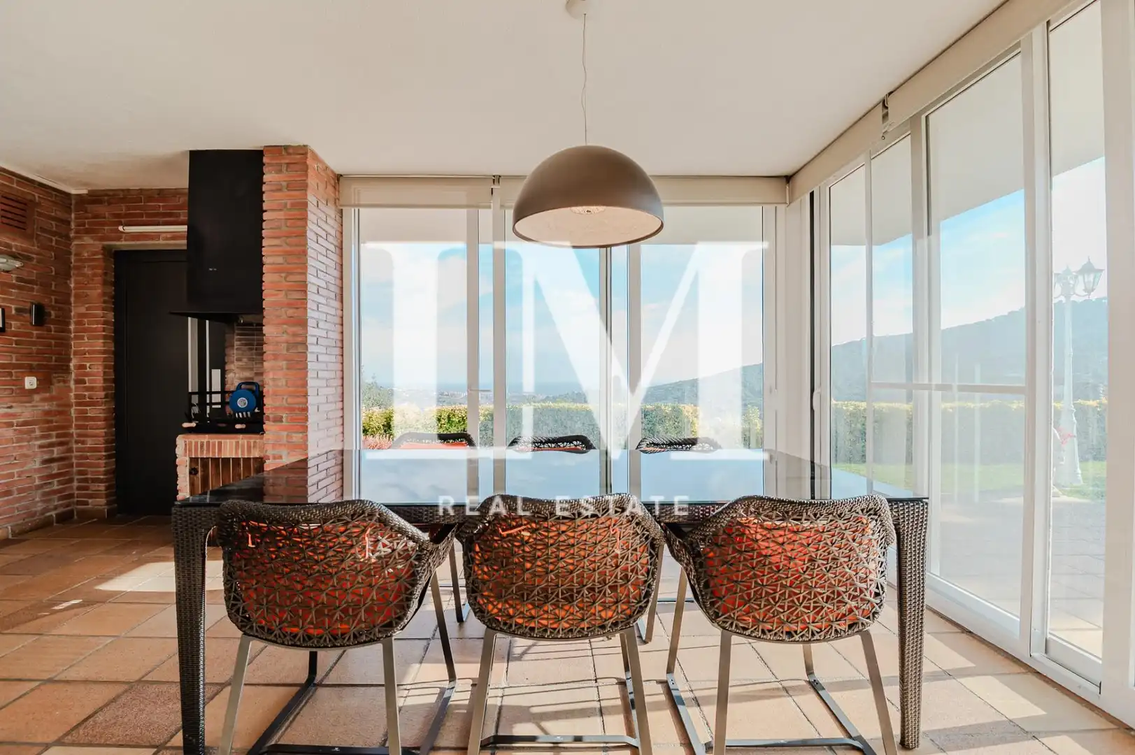 Dining room of Houses for rent in Argentona  with Air Conditioner, Private garden and Terrace