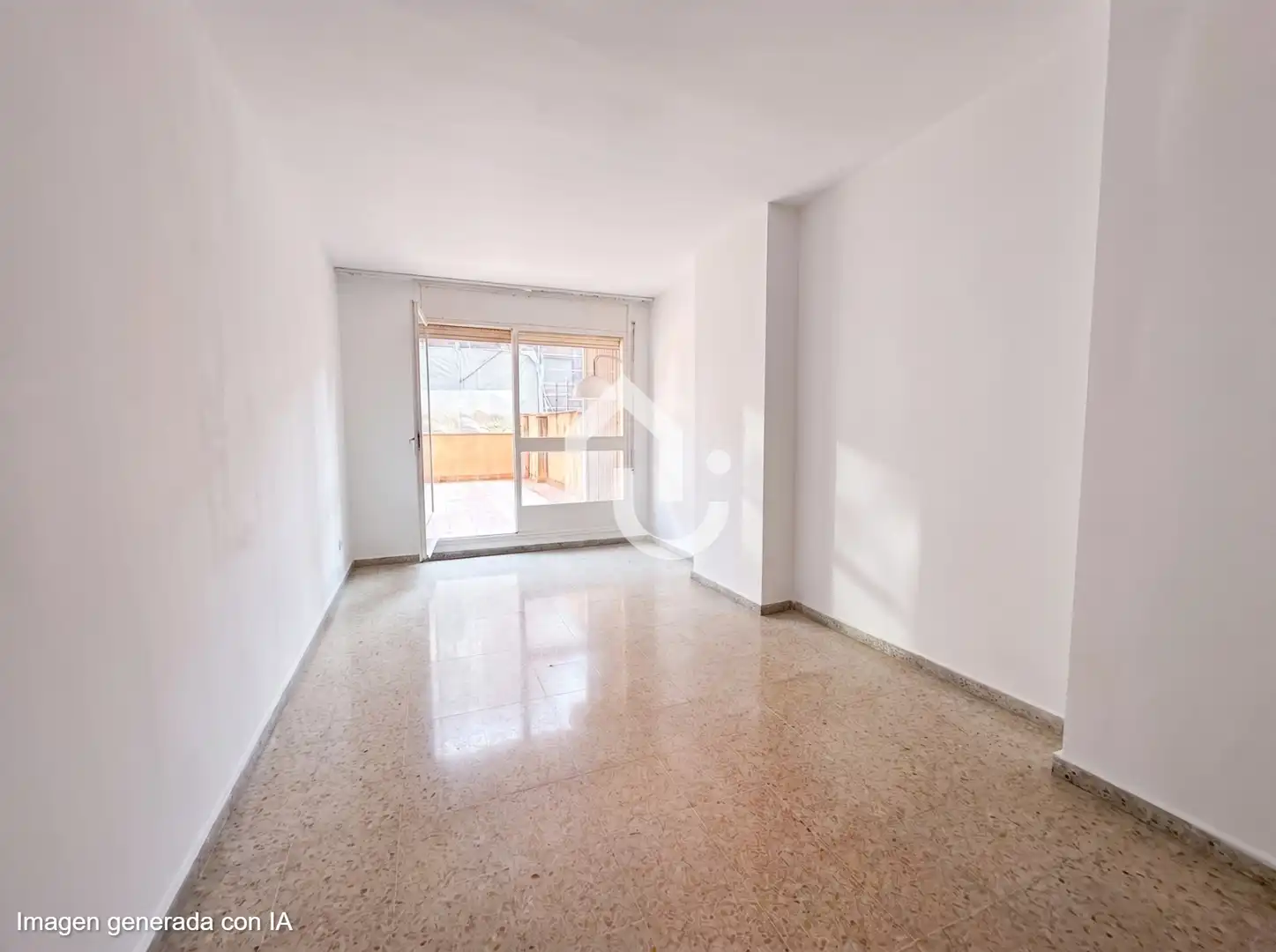 Sala de estar de Piso en venta en Barcelona con Calefacción y Terraza