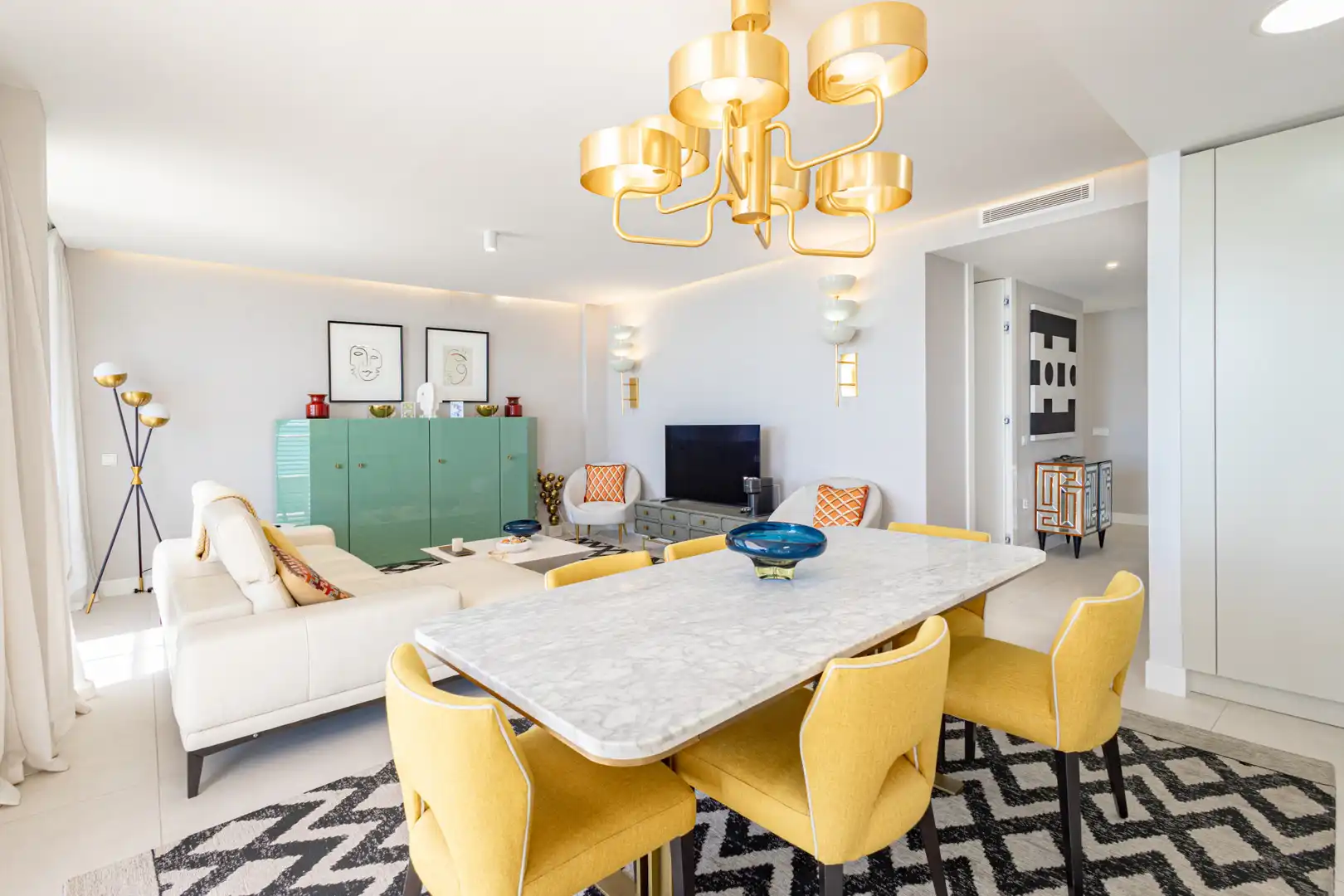 Comedor de Apartamento en venta en Estepona con Aire acondicionado, Calefacción y Terraza