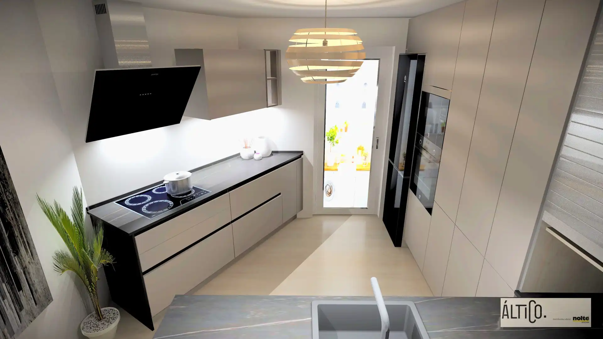 Kitchen of Duplexes for sale in Benalmádena  with Air Conditioner, Heating and Terrace