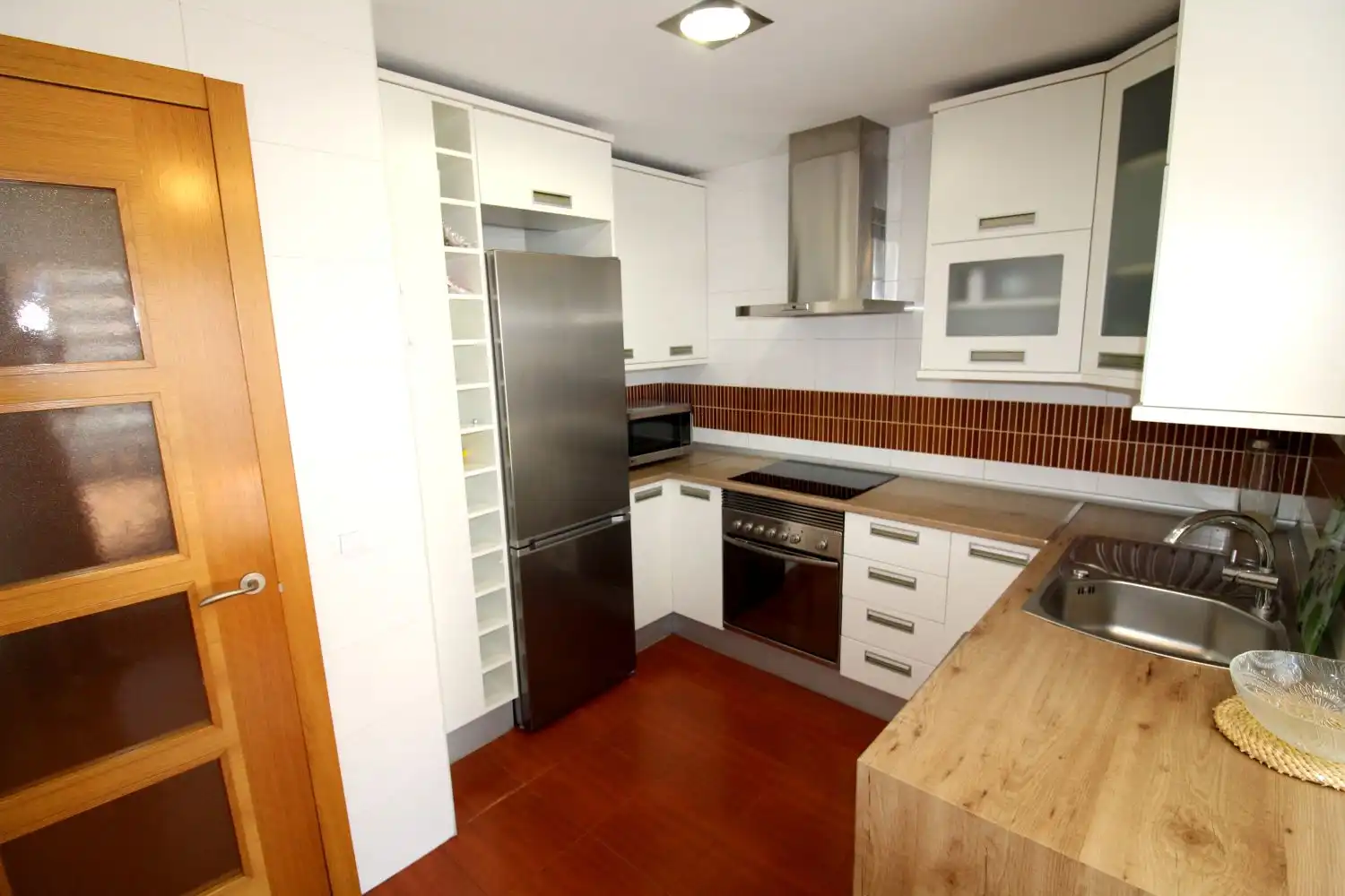 Cuina de Dúplex de lloguer en Miguelturra amb Aire condicionat, Calefacció i Terrassa