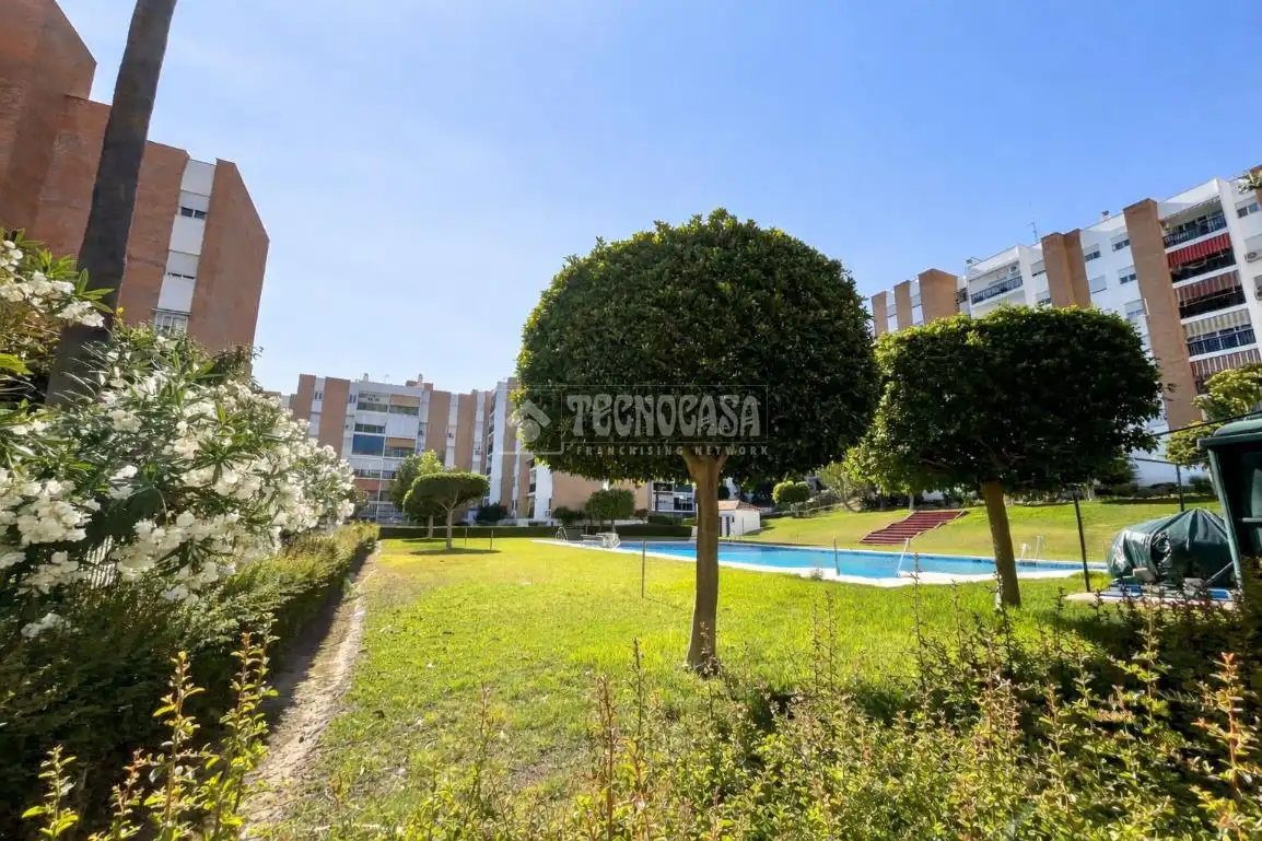 Garden of Flat for sale in Benalmádena  with Air Conditioner, Terrace and Furnished