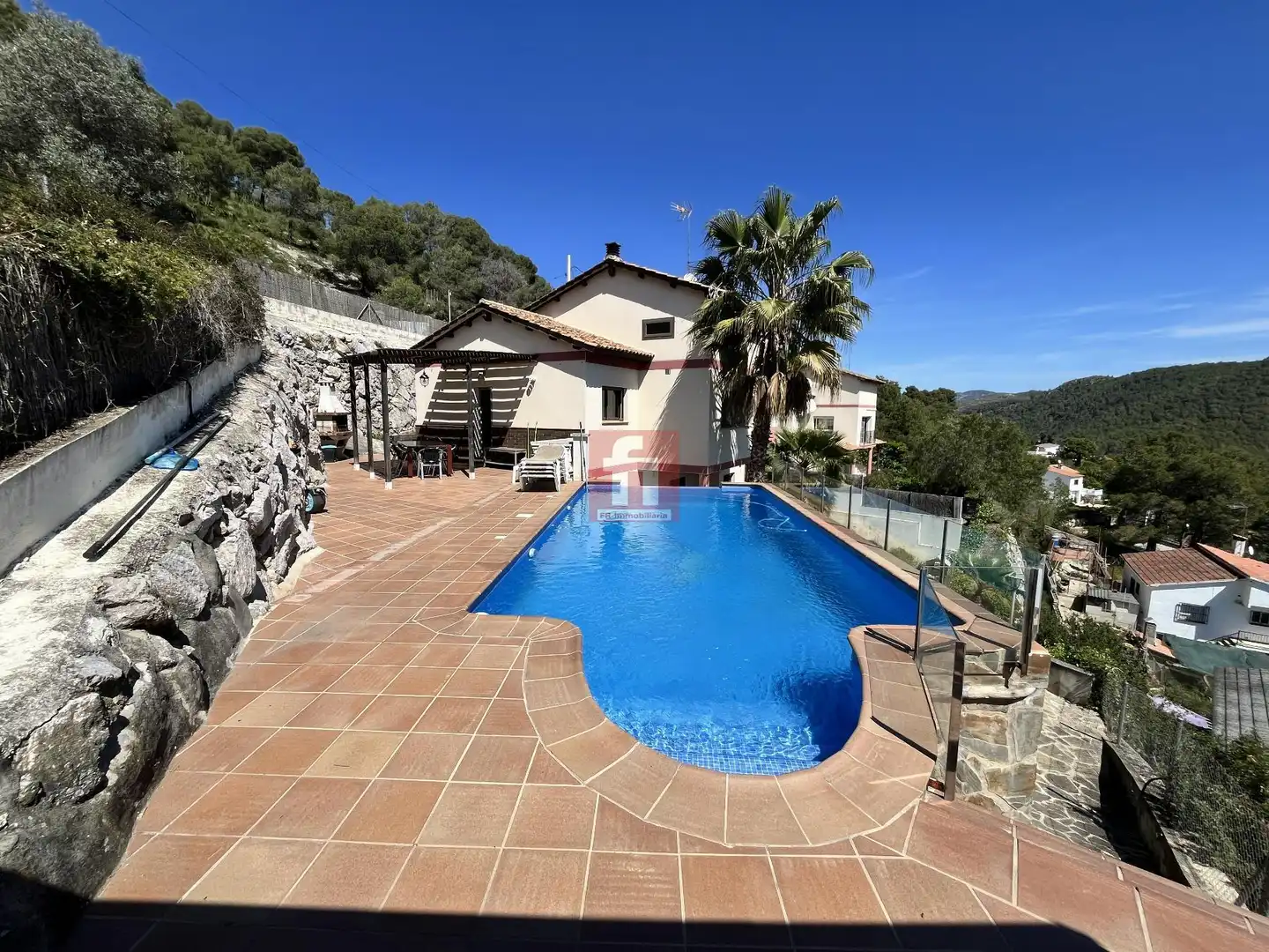 Schwimmbecken von Haus oder Chalet zum Verkauf in Olivella mit Terrasse, Abstellraum und Schwimmbad