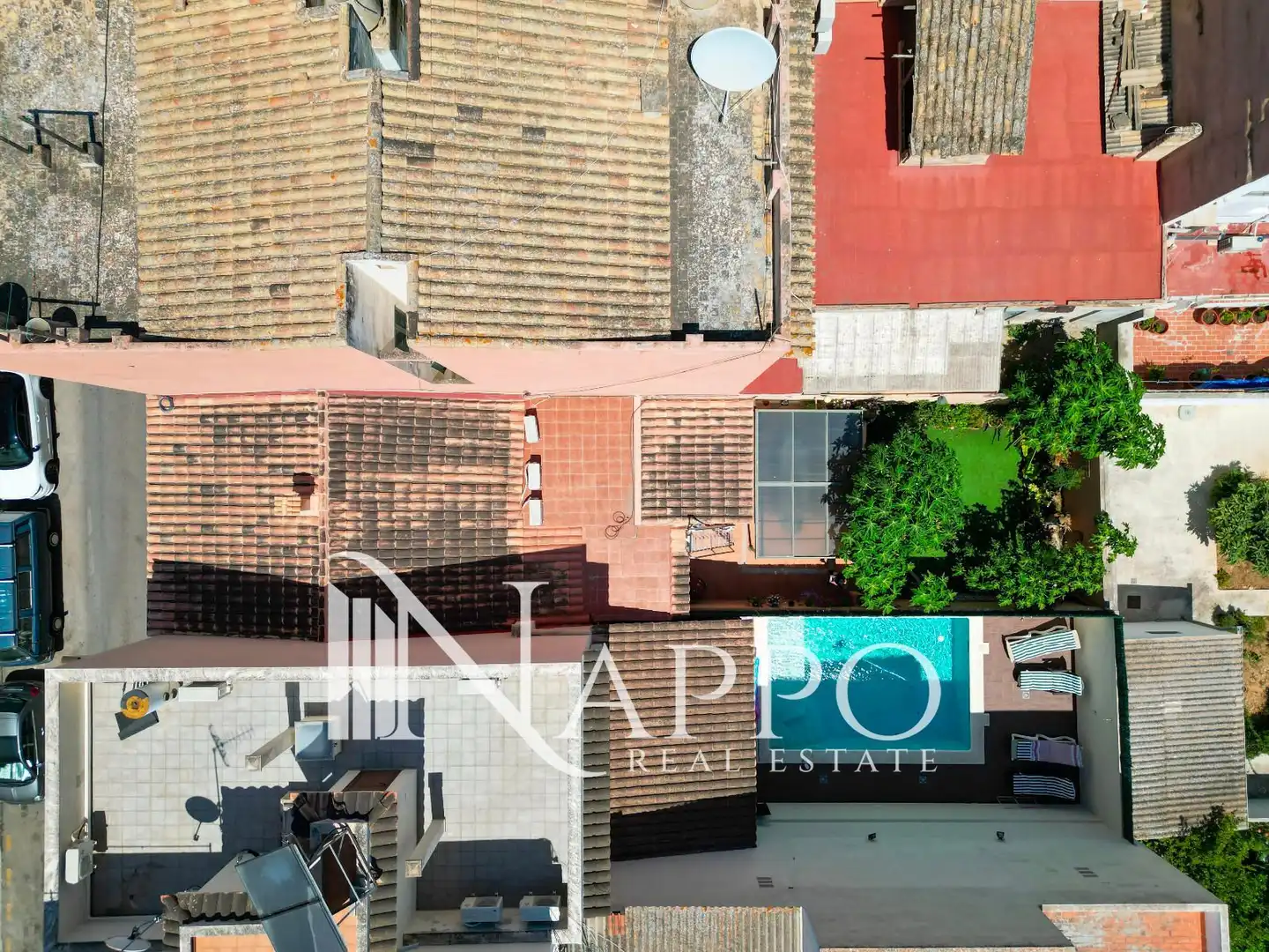 Vista exterior de Casa adosada en venta en  Palma de Mallorca con Aire acondicionado, Calefacción y Terraza